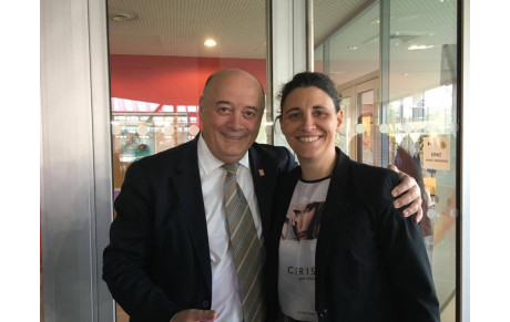 Notre présidente à la FFT